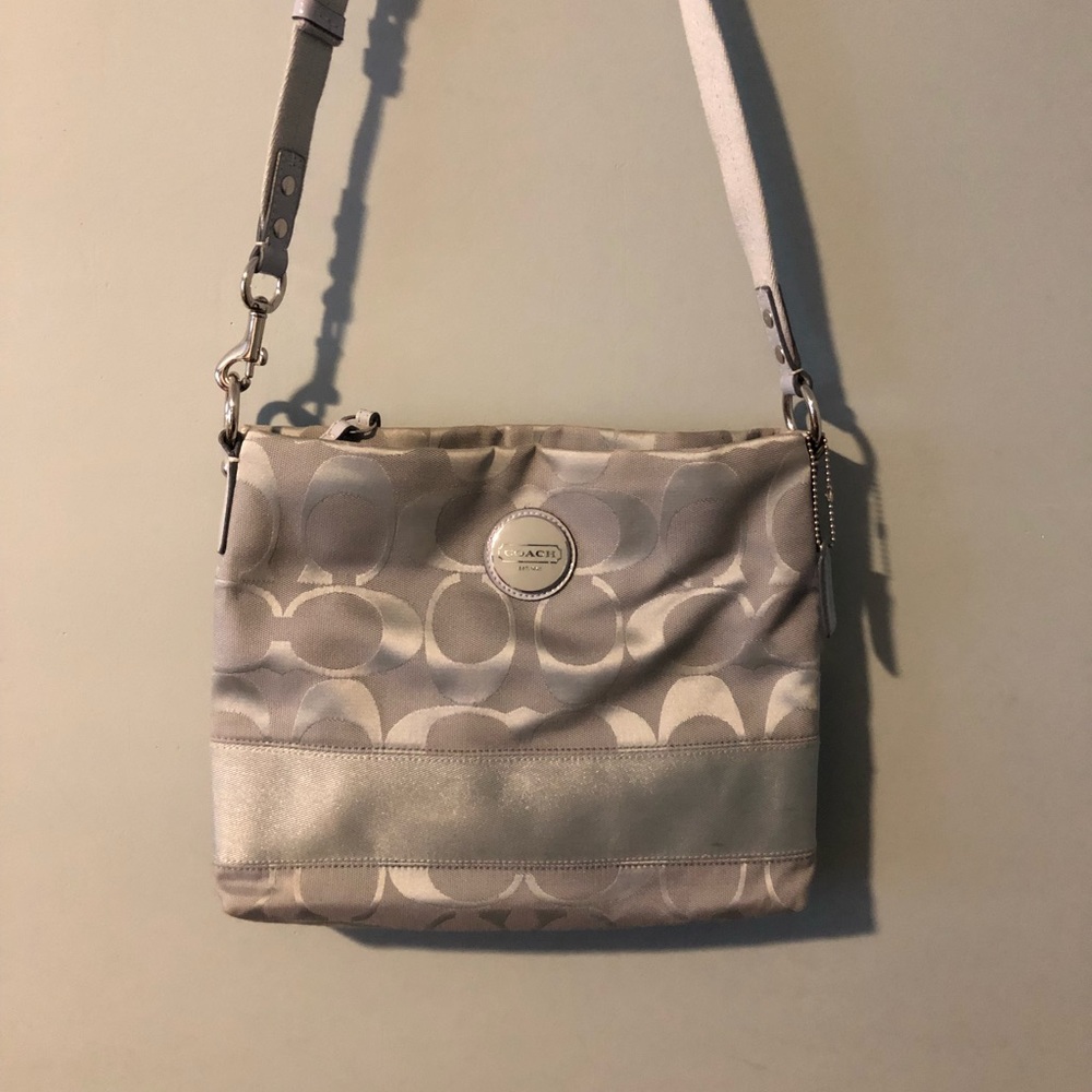 Authentic Baby Blue Coach Crossbody